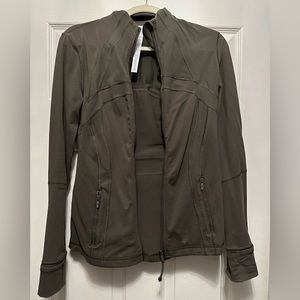 Lululemon Define Jacket - Dark Olive Size 8